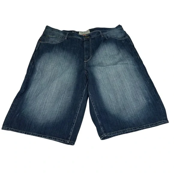 Ecko Unlimited Green Camouflage Jean Y2K Shorts